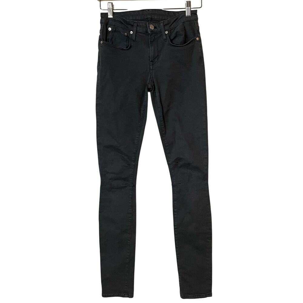 Helmut Lang Black Denim Skinny Jeans Women's SZ 26 Cotton Classic Jeans EUC